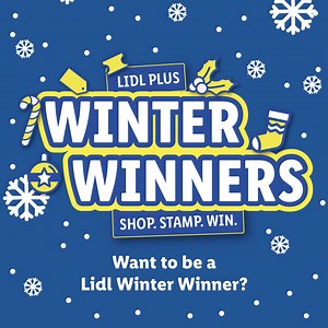 It's our BIGGEST ever giveaway ‘The Lidl Plus Winter Winners'! 💸🚗 With over 250 prizes to be won, follow these simple steps & you could be in with a chance of winning great prizes..even A CAR! ❄️ Spend over €35 in store ❄️ Scan your Lidl Plus app & you will receive a stamp on your Lidl Plus stamp card ❄️ After collecting 4 stamps, you can enter into the Lidl Plus Winter Winners draw on the Lidl Plus app For T&C’s & more information visit www.lidl.ie/lidl-plus#WINTERWINNERS Lidl Plus Winter Win