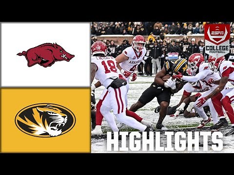 Arkansas Razorbacks vs. Missouri Tigers | Full Game Highlights | ESPN College Football