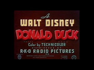 Donald Duck – Test Pilot Donald (1951) – original RKO titles