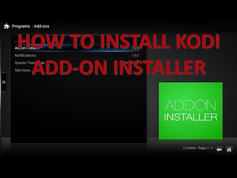 How to Install Addon Installer in Kodi