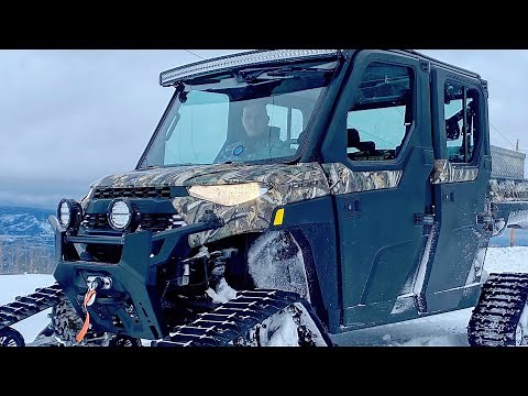 2020 Polaris Ranger XP1000 Crew Northstar testing Camso 4S1 Tracks