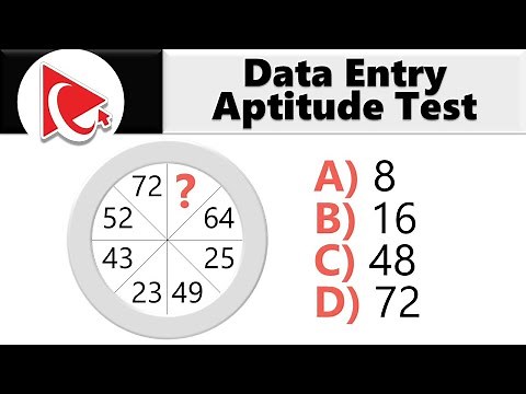 How to Pass Data Entry Aptitude Test - Questions with Answers and Solutions