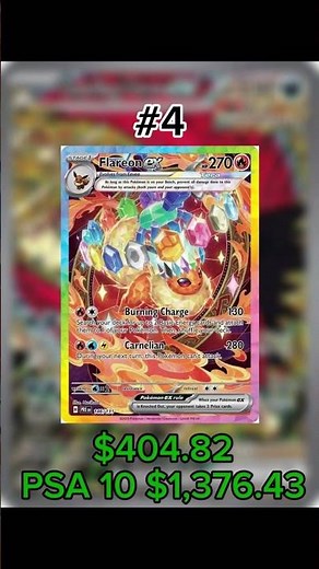 Top Ten Most Expensive Prismatic Evolutions Cards