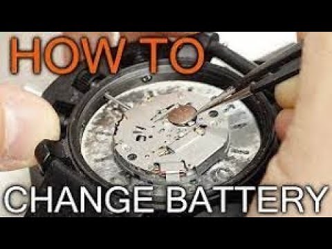Fossil watch battery change