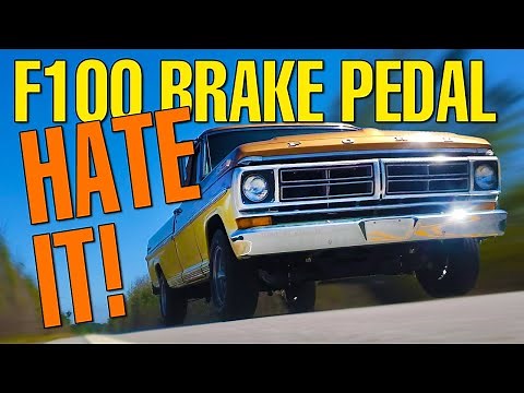 Changing Brake Pedal Height F100