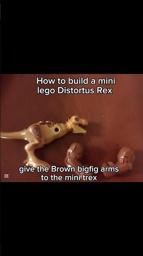 How to build a mini lego distortus Rex tutorial