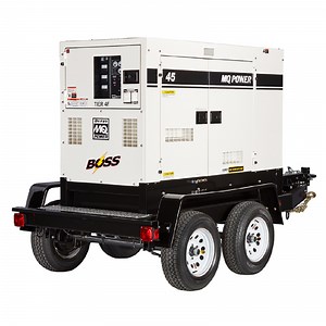 45kVA Portable Diesel Generator Trailer Mounted - BossLTR