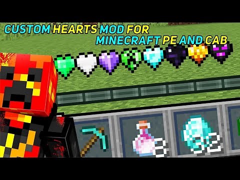 How To Download Custom Hearts Add-On For Minecraft Bedrock/PE 1.18 || Custom Hearts Mod For Mcpe