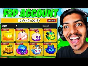 😱 INSANE Free To Play Account Rating In Blox Fruits