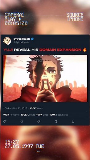 Yuji Itadori FINALLY uses his Domain Expansion! 🔥 #jujutsukaisen #anime #yuji