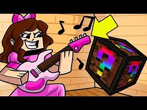 Minecraft: INSTRUMENTS LUCKY BLOCK! (GUITAR, KEYBOARD, & DRUMS!) Mod Showcase