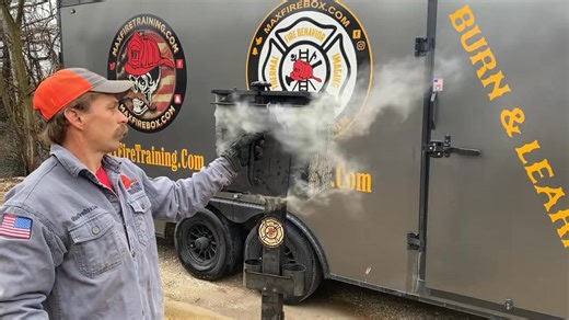 Max Fire Box Phase I – Burn & Learn This video is from a past Train-the-Trainer session with Woodburn Fire Department (KY) at our shop. They came to pick up their Max Fire Box Phase I Educational Package, and we spent the day putting in reps together. In this clip, you’ll see us repeatedly open and close the door, reigniting smoke each time. This isn’t just for effect — it’s about showing how quickly conditions change and how important it is to read heat, smoke, and flow path in real time. We’re