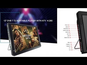 LEADSTAR D12 12-Inch Portable Mini TV Review | Rechargeable & Perfect for Home/Car