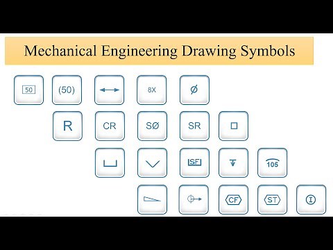 How to read mechanical Engineering Drawing Symbols