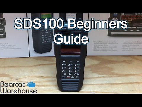 Uniden SDS100 - Handheld Police Scanner Tips and Setup Tutorial for Digital Scanning