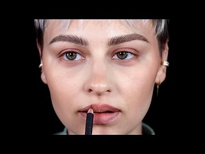 How to line uneven lips 💋