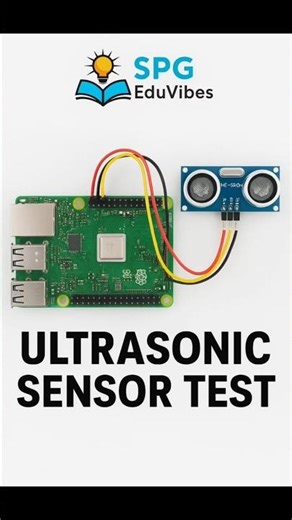 📡 Raspberry Pi Ultrasonic Sensor Test | IoT Project #Shorts 🚀