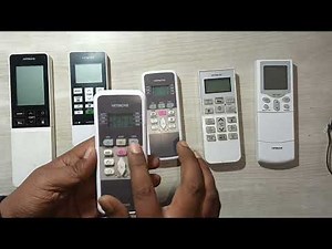 Hitachi AC remote Demo #hitachi #voltas