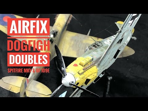 Airfix dogfight doubles Spitfire MkVb & BF109E 1/48