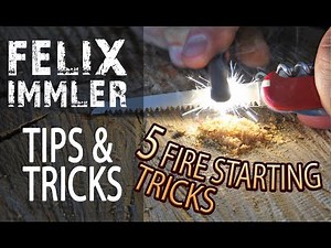 Fire starting Tricks with the Victorinox Wood Saw - Swiss Army Knife Tips & Tricks (32/40)