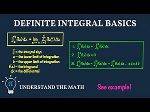 Definite Integral Definition, Properties, and Example | From Riemann Sums to Integral Notation