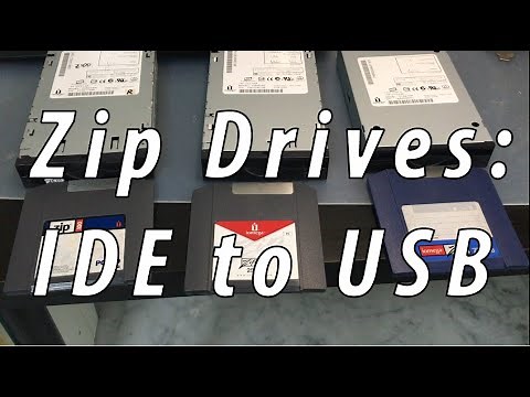 Connecting an IDE Zip Drive to a modern computer with USB