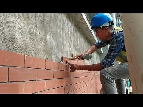 Installation Techniques of Brick Cladding / Terracota Bricks/ Brick Tiles On Wall