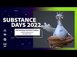Fast/Easy Character Creation w/ Substance 3D Modeler | Substance Days at GDC 2022 | Substance 3D
