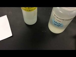 Sodium Nitrate with Calcium chloride