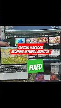 Solve: Macbook Pro won't display external monitor when lid is closed
