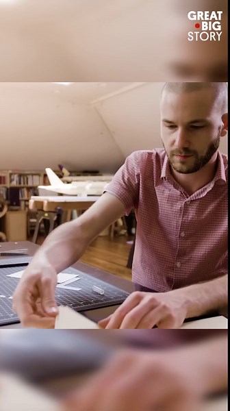 Creating intricate paper airplane models