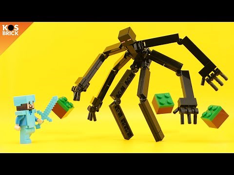 Lego Minecraft Mutant Enderman (Tutorial)