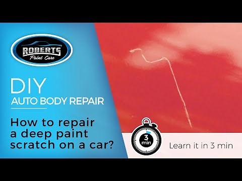 DIY: How to repair a deep paint scratch on a car?