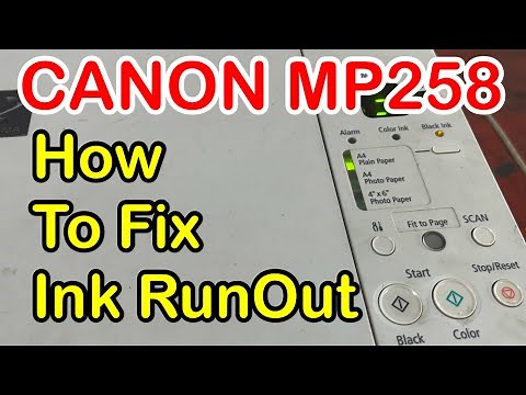 Canon Mp258 Ink RunOut Issue | INK RUN OUT CANON PIXMA