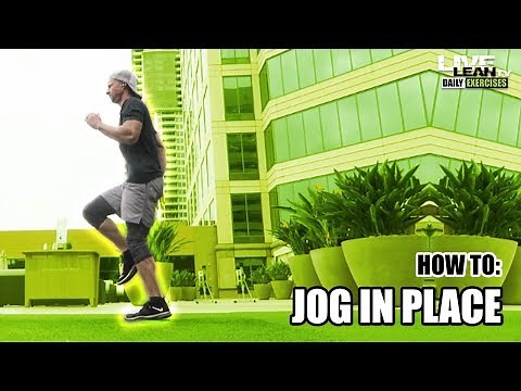 How To JOG IN PLACE | Exercise Demonstration Video and Guide