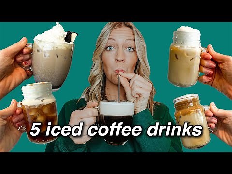 EASY Iced Coffee Recipes to Make at Home