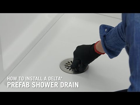 How to Install a Delta® Prefab Shower Drain