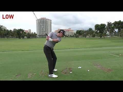 Stack and Tilt Golf Swing Demonstration - Draw | Fade | Low | High | Max Power