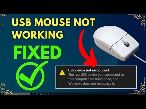 Mouse Not Working Windows 10 Solved | Fix USB Mouse Not Working in Laptop!