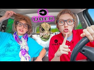 Working Undercover as UBER Driver to Capture Pond Monster & Ellen (Top Secret Lie Detector Test)
