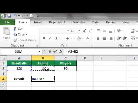How to Use Math Formulas in Excel