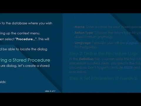 A Comprehensive Guide on Creating Stored Procedures in pgAdmin 4