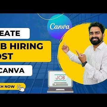 How To Create Job Hiring Post Using Canva 2022 | We are Hiring Creative Post Design