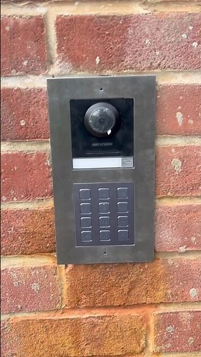 Hikvision video intercom system installation | home security | work life uk