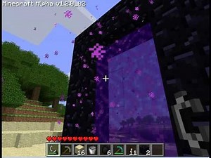 How to Build a Nether Portal With & Without Mining Obsidian