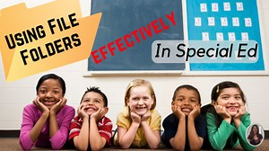 How To Turn A Worksheet Into a File Folder Game • Special Needs for Special Kids