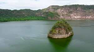 Lake Crater at Taal Volcano Philippines