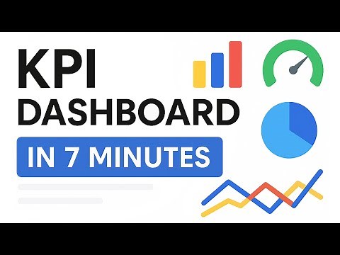 How to create a dashboard in 7 minutes