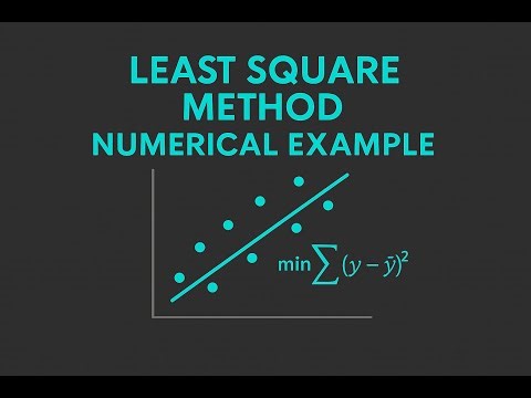Lecture 19: Machine Learning: Regression Analysis: Least Square Method-Numerical Example