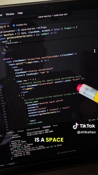 Recreating Wave Text Animation with Next.js